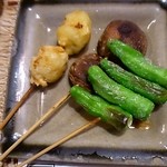 浪漫亭 - しいたけ・ししとう・じゃがチーズ