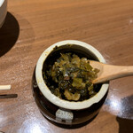 ラーメン龍の家 - 辛子高菜(卓上)