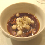 ロドラント ミノルナキジン - デセール/紅茶のプリンと白玉小豆