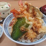 えび天 おびひろ - えび天丼（１６００円）