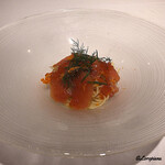 カーサ・デル・チーボ - 鮭といくらの冷製ｽﾊﾟｹﾞﾃｨｰﾆ