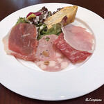 リストランテ 澤内 - Prosciutto,Salame Milanese,Insalata verde,Frittata　