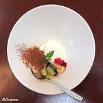 リストランテ 澤内 - Macedonia,Gelato Fior di Latte,Thiramis