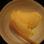 鮨 福原 - デザート・酒粕のアイス