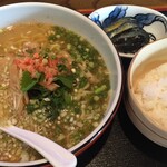 らーめんほんま - 塩ラーメン＆御飯