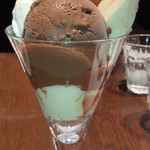 チョコレートパフェ