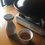 サラザン - 河内鴨のコクと旨みたっぷりの鍋つゆを燗酒で割って…飲み過ぎ注意