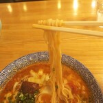 ラーメンカヌチャヤ - チーズトマト麺（麺）