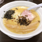 鶏ふじ - 鶏白湯麺780円
