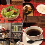 CAFE&GRILL ヒカリノアトリエ - 煮込みハンバーグランチ