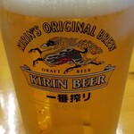 ぎょうざのひぐち - 生ビールはキリン一番搾り❗️