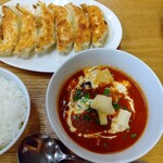 ぎょうざのひぐち - ビーフシチュー&焼餃子定食❗️