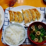 ぎょうざのひぐち - Ｗぎょうざ定食‼️
