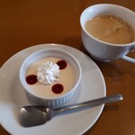 バッカナーレ - ランチセット(1150円)　ホットコーヒー&デザート