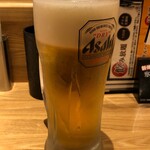 鉄板串焼き 咲蔵 - 生ビール
