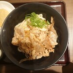 香川 一福 - 牛肉ぶっかけ(温、大)