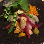 スペイン食堂 Estoy lleno - 高知県産マハタのドレスティア風サラダ(ハーフ)