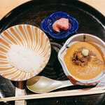 Nikuuchi Yama - 山形つや姫の土鍋ご飯と牛時雨煮茶漬け