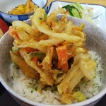 農家レストラン 結 - ミニかき揚げ丼