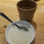 串鳥 - 無料の鶏スープと大根おろし