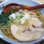 れんげ食堂 Toshu - 半ラーメン(2020年10月14日撮影)