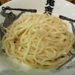 カラシビつけ麺　鬼金棒 - 中盛でこのくらい