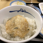 松屋 - とろろご飯。