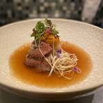 KOTETSU - 松阪牛イチボと松茸と雲丹のしゃぶしゃぶ