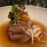 KOTETSU - 松阪牛イチボと松茸と雲丹のしゃぶしゃぶ