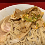 ラーメン二郎 - ねぎメンマをオンザ麺