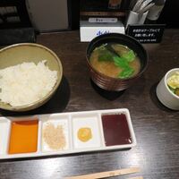 串カツとワイン 揚八 東急プラザ銀座店 - 御飯セット