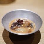 霜止出苗 - 鮑とキノコ