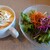 HOKI COFFEE TERRACE - パスタランチのサラダとスープ