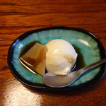 松籟庵 - お豆腐アイス