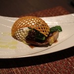 汀邸　遠音近音　Ochi Kochi - 肉料理　黒毛和牛ステーキ　バルサミコソース