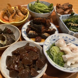Our store does not have appetizers! Hospitality with [obanzai] served on a small plate ♪
