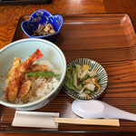 長老亭天戸茶屋 - 天丼セット