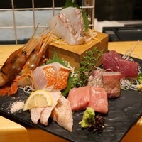 宇田川 紫扇 - 刺身盛り合わせ3種