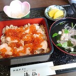 海仙 - はらこめし定食(1780円)