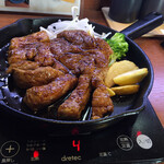 ステーキ&カツレツ NANBA 4029 - トンテキ定食 150g