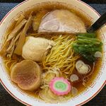 恵庭 おとん食堂 - 小鳩ラーメンのアップ