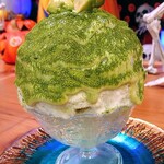 慈げん - アボカドミルクに抹茶掛け