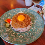 マタカリー - キーマカレー卵黄のせ