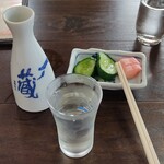 とんかつ二木 - 本醸造deｶｿﾊﾞｰｲ。浅漬ﾓｲｲﾈ。