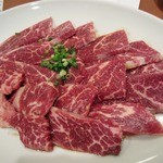 焼肉 山河 - ・「山河カルビ 3人前(\399×3)」