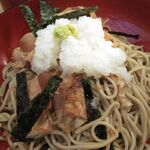 門前そば 大黒屋 - 辛味のある大根を乗せて頂く