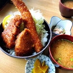 ソースかつ丼 我山 三溝 とんかつ 食べログ