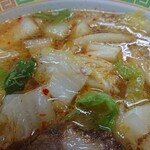 名物王寺ラーメン - 白菜