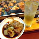 博多のおでん - ハイボール&ばくだんきつね&白菜