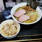 塩そば専門店 桑ばら - 試作の塩そば＋チャーマヨ丼